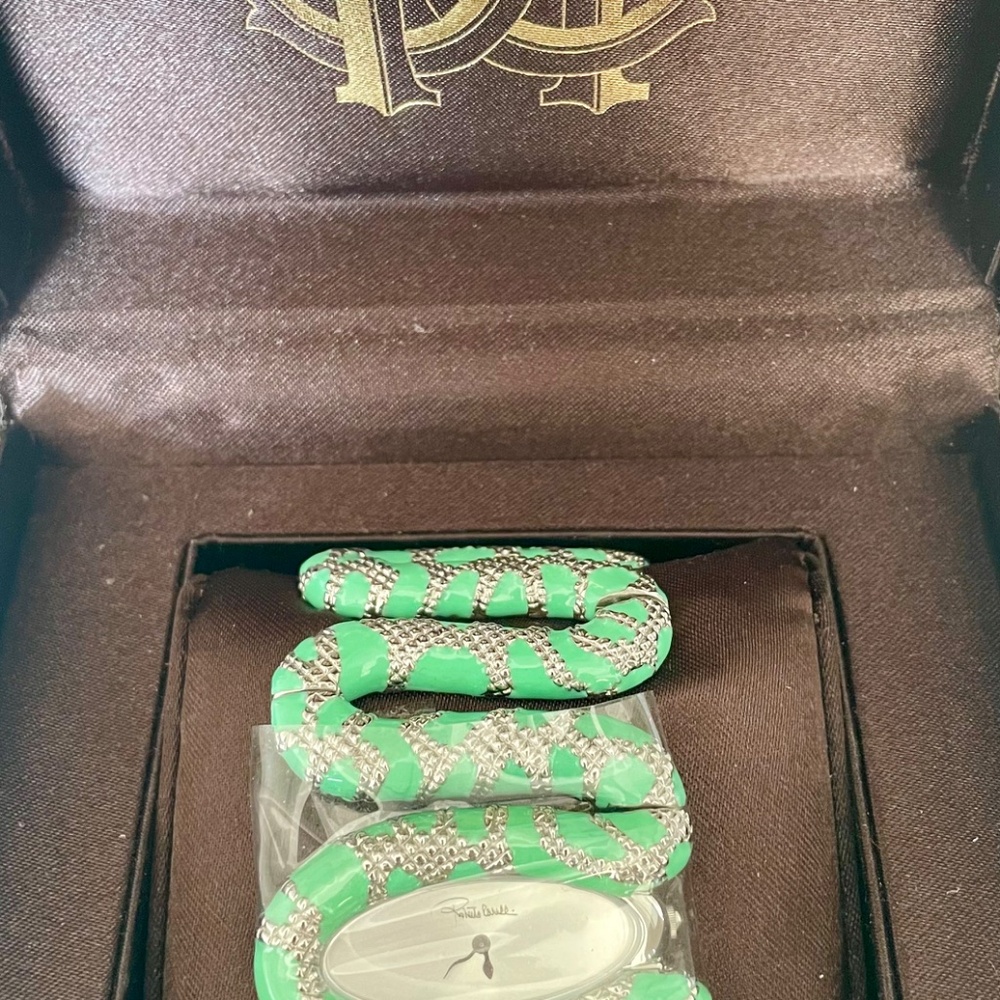Roberto Cavalli Women’s Cleopatra Snake Bracelet Watch - Picture 3 of 4